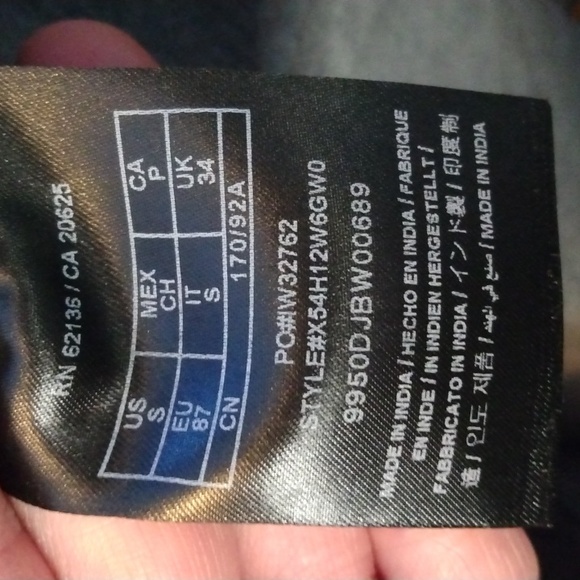 Men's Guess charcoal grey long sleeve dress shirt Sz small New - Picture 12 of 16